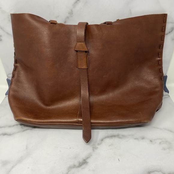 Madewell Handbags - Madewell Marin Brown Leather Tote Bag
